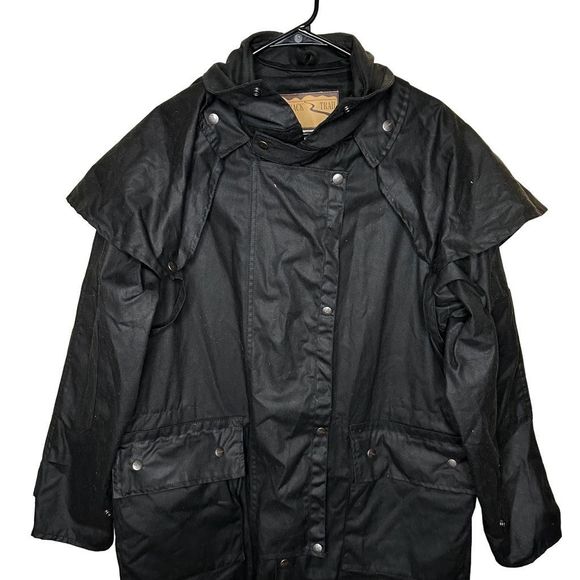 Outback Trail By Fox Fire Oilskin Duster Medium - Picture 2 of 7